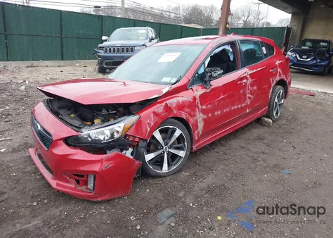 2017 Subaru Impreza 2.0I Sport z USA, uszkodzony, nr VIN 4S3GTAL66H3753800